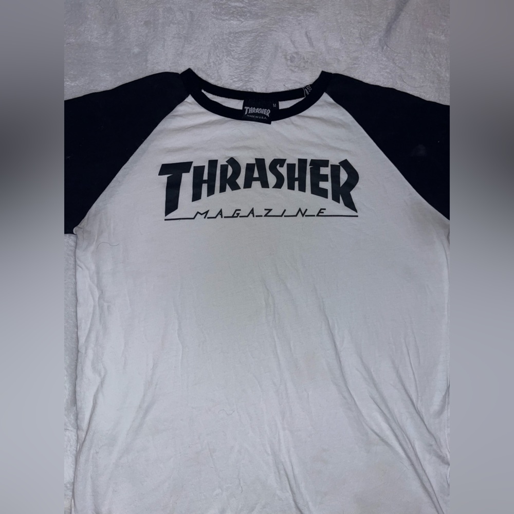 Thrasher Magazine | Three Quarter Sleeve Baseball Tee